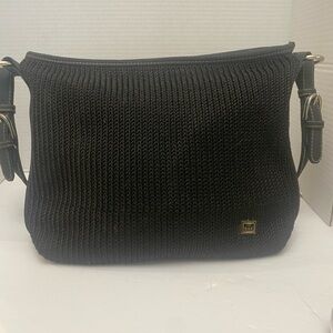 The Sak Black Knit Shoulder Bag